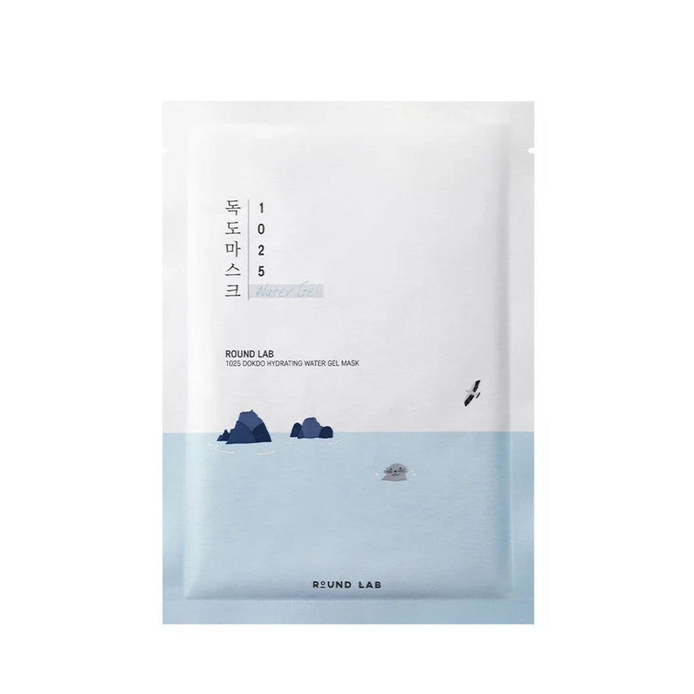 Round Lab - 1025 Dokdo Hydrating Water Gel Mask_30ml (10ea)راوند لاب - قناع الماء الجل للوجه